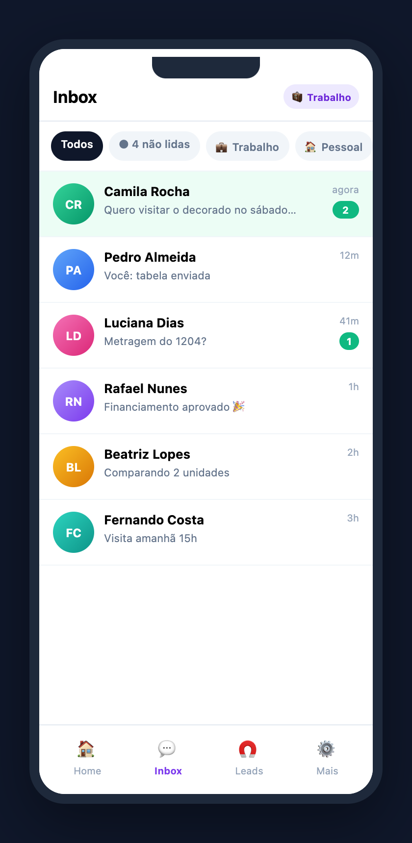 Inbox mobile