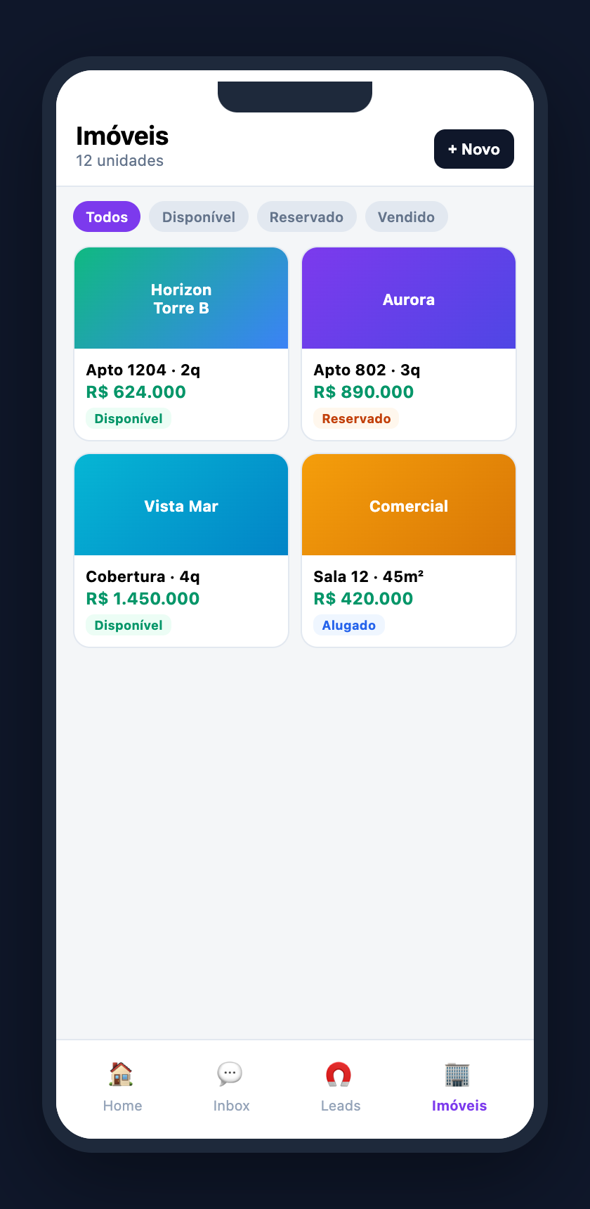 Imóveis mobile